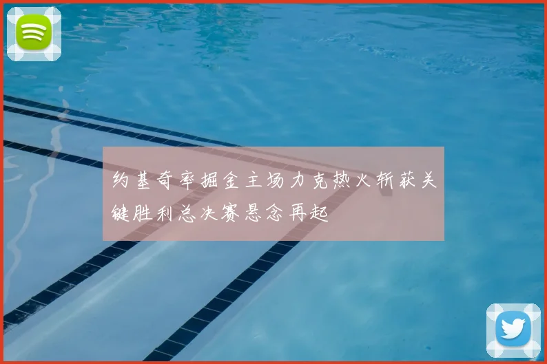 约基奇率掘金主场力克热火斩获关键胜利总决赛悬念再起