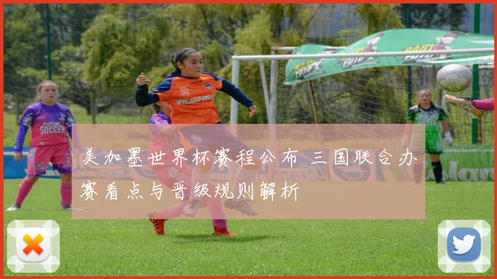 美加墨世界杯赛程公布 三国联合办赛看点与晋级规则解析